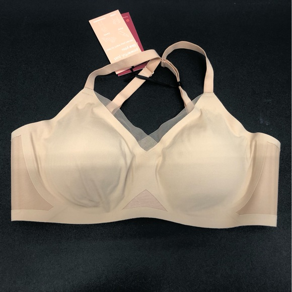 Honeylove Intimates & Sleepwear Honey Love Crossover Bra Beige Nwt